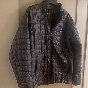 Patagonia Men's Dark Gray Puffer Jacket,PLEASE READ DESCRIPTION